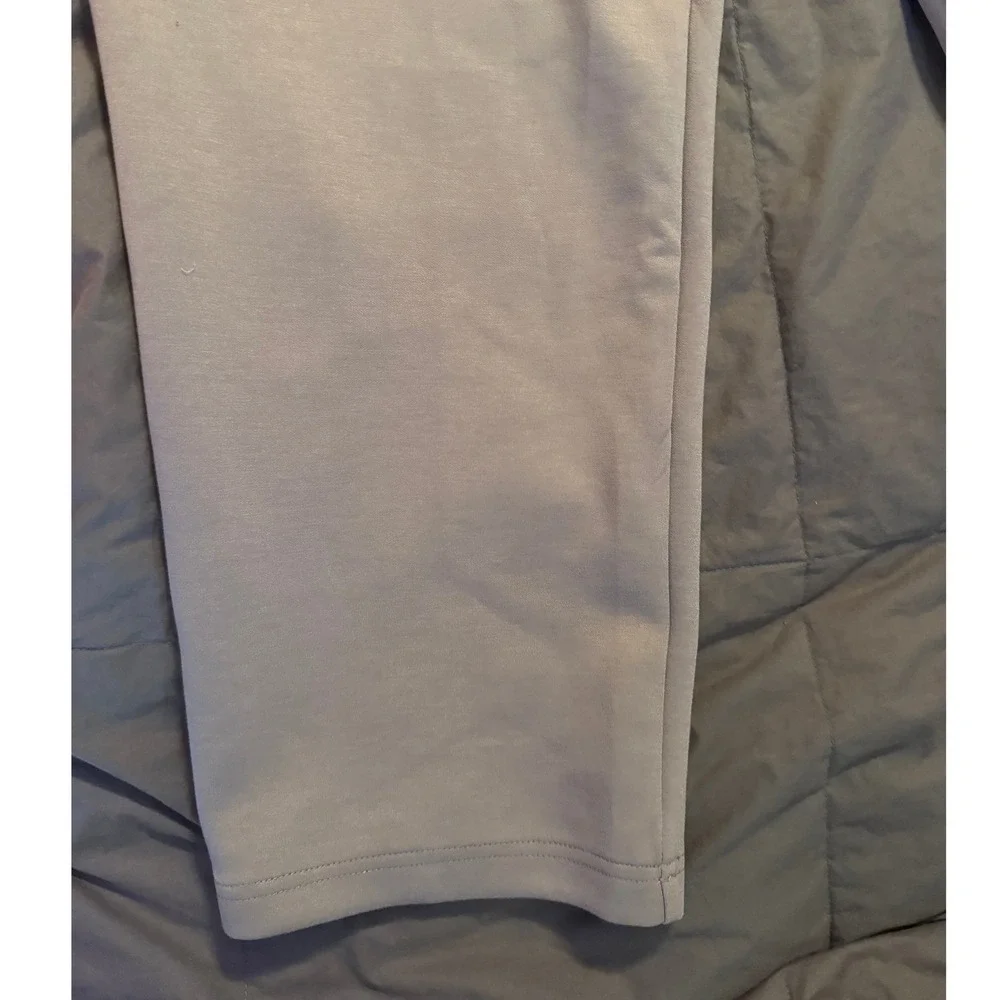 Reebok Mens Performance Joggers Gray Taupe Athletic Sweatpants Large